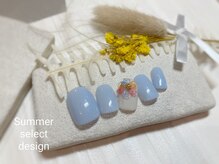 ブレス 仙台駅前本店(BLESS)/ぷっくり夏花の可憐なネイル！