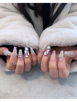 スワッグ(swag)/pink x white