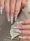 スタイルネイル 日本橋(Style Nail)の写真/【オフの時も痛みにくい】ジェルでの長さだしなので、チップが取れやすい方も♪イベントなどの時などにも◎