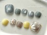 【foot】 フット定額4本アートコース 《ケア込み》