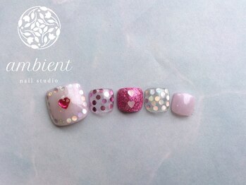 ネイルスタジオ アンビエント 表町店(Nail Studio ambient)/フットネイル 10800円