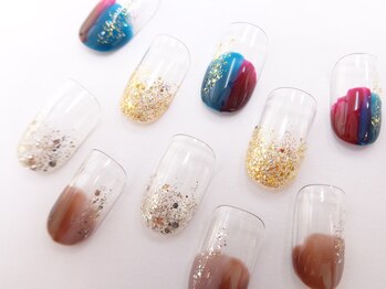 ネイルサロン クイール 小山店(NAIL SALON QUILL)/塗りかけフレンチ