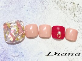 定額ネイル　6600円　D‐013