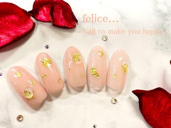 ネイルサロン フェリーチェ(felice)/【定額ネイル】¥6980