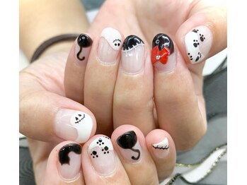 ムー(Mo0)/ハロウィンネイル