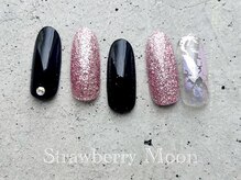 サロンストロベリームーン(Salon Strawberry Moon)/きらきらネイル　￥6980