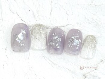 ネイルメゾン 池袋店(NAIL MAISON)/パープルシェル¥8050