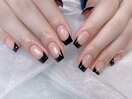 王道フレンチネイル