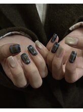 グラウネイル(glaw nail)/チェックネイル
