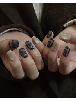 チェックネイル