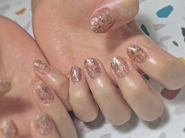 マルチグリッターネイル