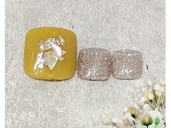 ヘルシーネイルサロン マリアール オーロラタウン店/フットジェル定額スタンダード