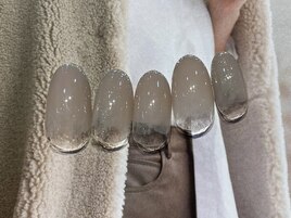 【7700円】細フレンチネイル