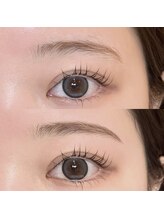 ヒルズビューティーサロン(HillsBeautySalon)/韓国風垢抜けストレートアーチ♪