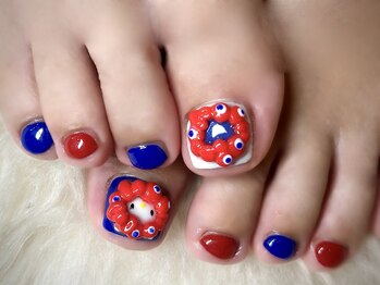 アミュリー ネイル アトリエ(Amury nail atelier)/ミャクミャク キティ 持ち込み