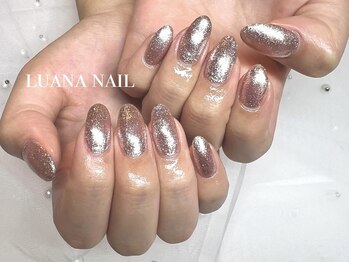 ルアナネイル(luana nail)/【ハンド】ラメワンカラー