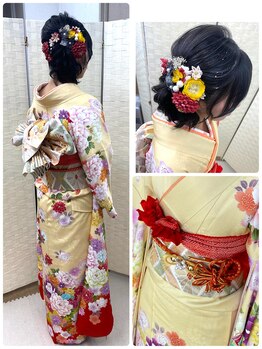 ジェイパラダイス(J-Paradise)/成人式振り袖着付けヘアセット