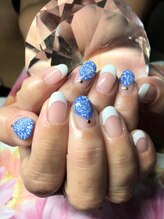 ブルーラヴァンド(Blue Lavande)/ペイズリーネイル