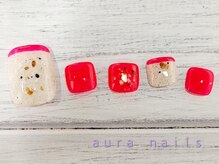 アウラネイルズ(aura nails)/●フットジェル　￥９，９００