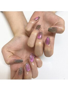 クラル 平塚店(CURAR)/ピンク×ブラック