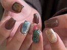 5本art/ニュアンスネイル