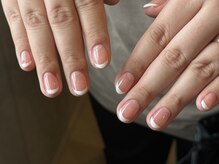 燈乃工房 三重鈴鹿本店(あかりのこうぼう)/白フレンチネイル