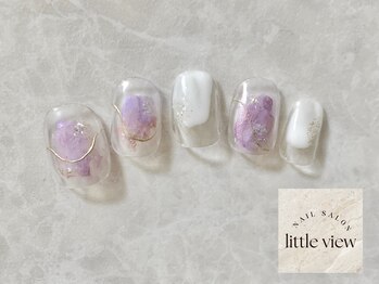 リトルビュー(little view)/水彩ニュアンス ¥7980