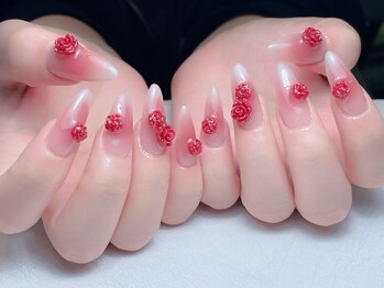 メオネイル(MEO NAIL)/チップ長出し持ち込みデザイン