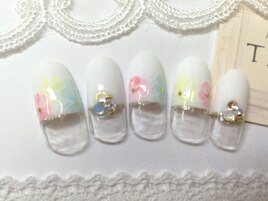 ホワイト＆フラワー