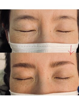 サロン ド プロデュース(salon de PRODUCE)/ハリウッドブロウリフトで若い眉