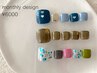 【フット】毎月更新☆ monthly design シンプル￥6,000