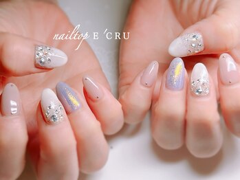ネイルトップエクル(nail top E CRU)/冬のオーロラ