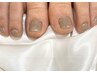 【Kariyazaki、Shiragami限定】Foot/ジェルワンカラー　4000円