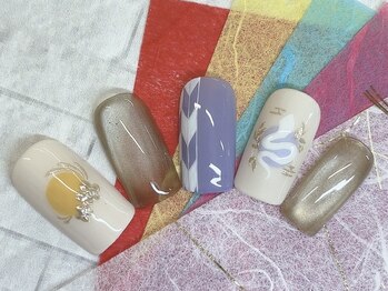 アルセア 上野御徒町店(Alcea)/お正月ネイル 巳年 和柄