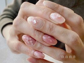 桜ネイル　花びら