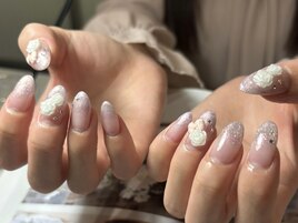 薔薇ネイル