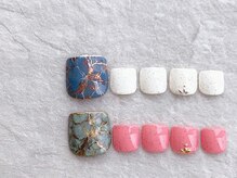 ネイルサロン ブリオン(Nail Salon Bullion)/サマーターコイズネイル