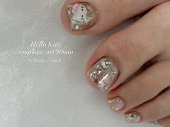 リン 恵比寿(RiN.)/シルバー韓国ネイル akane