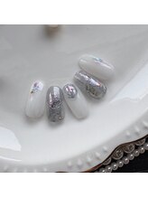 セプトネイル 函館店(SEPT NAIL)/4月大人かわいいサンプル6930円