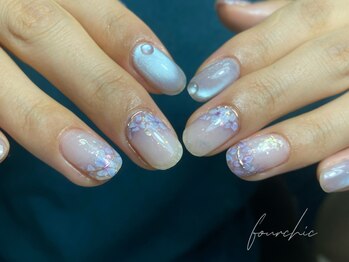 フォーシック 大森(fourchic)/梅雨ネイル