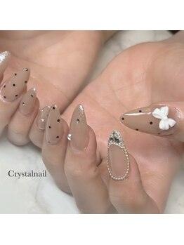 クリスタルネイル ボンベルタ橘店(CRYSTAL NAIL)の写真/オフィスも日常も◎シンプル系ネイルで彩る♪ライフスタイルに合わせたデザイン提案☆