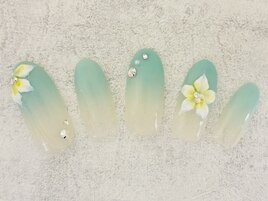 夏★プルメリア★グラデーション
