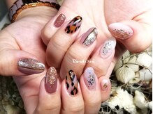 リンドゥネイル 上小田井店(Rindu Nail)/秋ベージュデザイン2