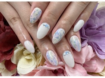 ダブルネイル(Double Nail)/【芝田】ホワイトネイル