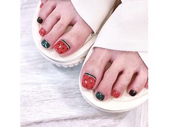 ナチュラルネイル(Natural Nail)/♯Foot nail