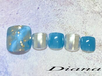 ディアナ ひたちなか高場店(DIANA)/定額ネイル　6600円　D‐014