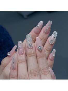 クイーンズビューティーサロン 新宿本店(Queen's beauty salon)/チップ長さだしやり放題