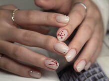 アース ネイルアンドアイラッシュ 甲府昭和店(HAIR & MAKE EARTH Nail&Eyelash)/シンプルリボン