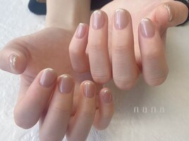 ラメフレンチ
