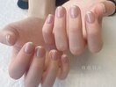 ラメフレンチ　